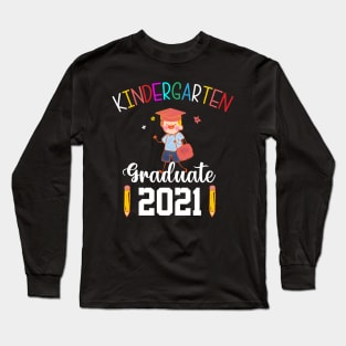 kindergarten graduate 2021 Long Sleeve T-Shirt